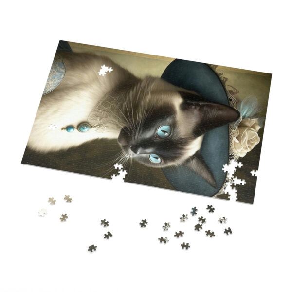 Vintage Victorian Siamese Cat Jigsaw Puzzle 500 and 1000 Piece I – a perfect gift for the Siamese Cat lover in your family