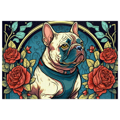 French Bulldog Jigsaw Puzzle 500 and 1000 Piece I – a perfect gift for the frenchy lover or any bull dog fan
