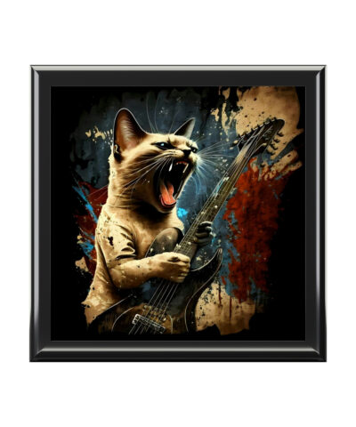 72880 69 400x480 - Siamese Cat Wailing on Guitar Jewelry Box