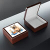 Retro "Time to Relax" Siamese Cat Jewelry Box