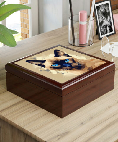 72882 91 400x480 - Retro Art Deco Mid-Century Modern Siamese Cat Jewelry Box