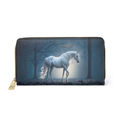 Moonshine Unicorn Zipper Wallet  | Cottagecore Mid-Century Modern Themed Purse