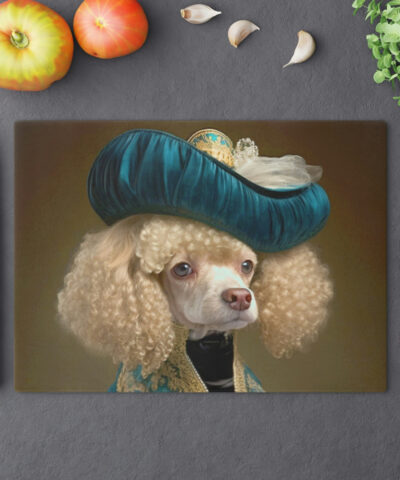 74549 25 400x480 - Vintage Victorian Poodle Cutting Board