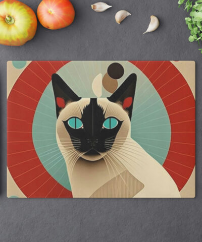 74549 35 400x480 - Mid-Century Modern Siamese Cat Cutting Board