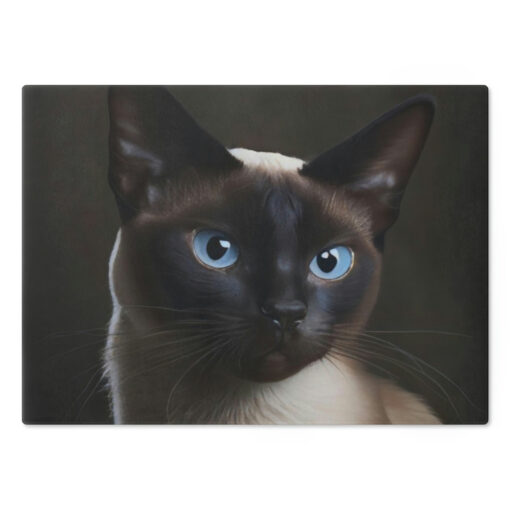 Siamese Cat Portrait Cutting Board