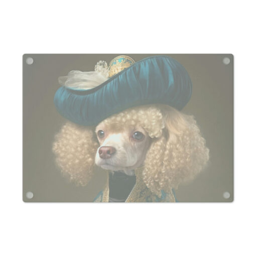 Vintage Victorian Poodle Cutting Board