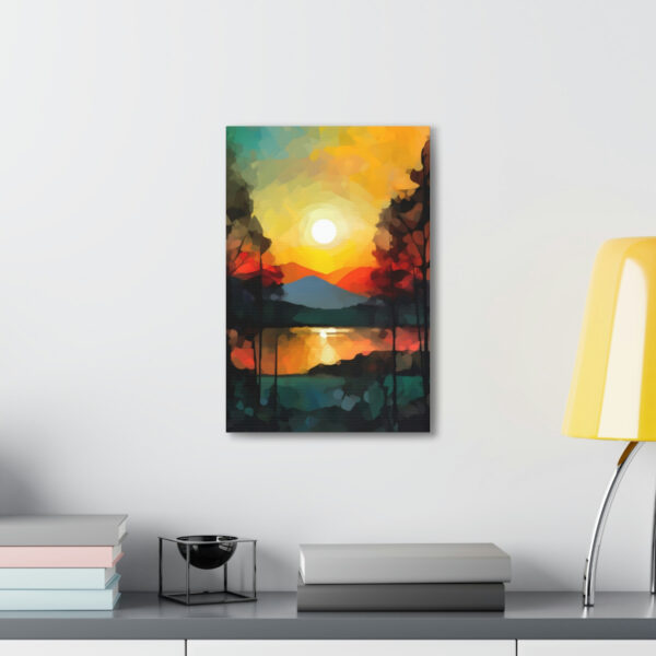 Abstract Style Landscape | Canvas Gallery Wraps