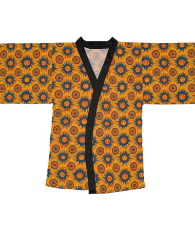 77571 111 400x480 - Folk Art Sun Pattern Long Sleeve Kimono Robe