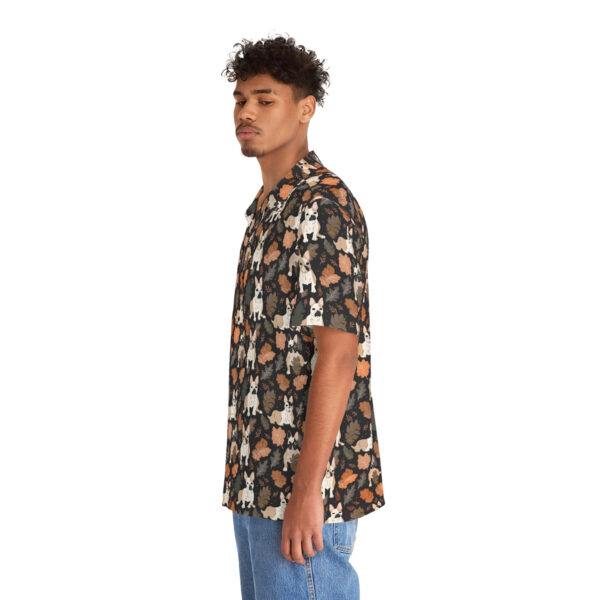 French Bulldog Pattern Men’s Hawaiian Shirt