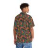BOHO Hippy Style Abstract Floral Pattern Men's Hawaiian Shirt
