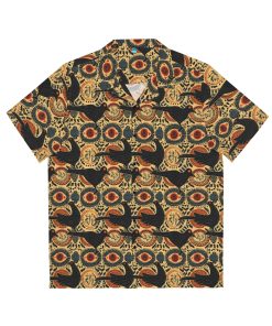 Raven Pattern Men’s Hawaiian Shirt