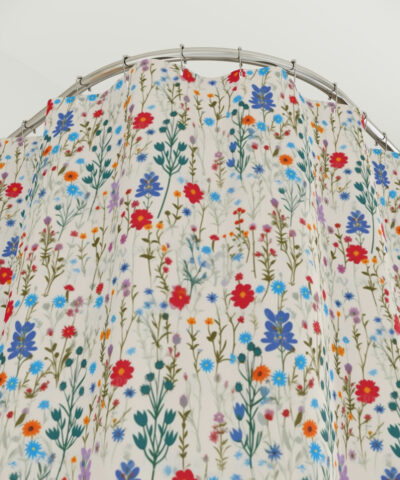 77933 5 400x480 - Dried Wildflowers Art Print Polyester Shower Curtain