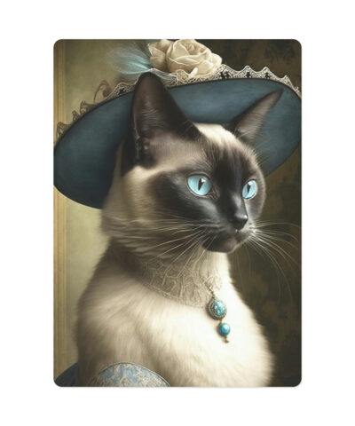 87236 25 400x480 - Vintage Victorian Siamese Cat Poker Cards
