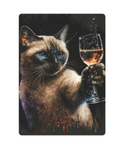It’s “Time to Relax ” Siamese Cat Poker Cards