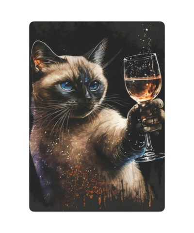 It’s “Time to Relax ” Siamese Cat Poker Cards
