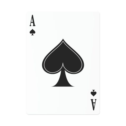 Mid-Century Modern Border Collie Poker Cards
