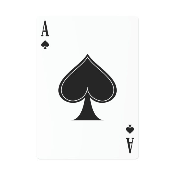 Noble Border Collie Poker Cards