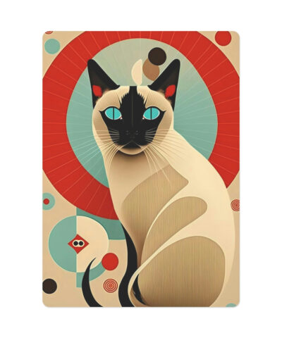 87236 9 400x480 - Mid-Century Modern Siamese Cat Poker Cards