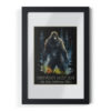 Bigfoot Saw Me But No One Believes Him | Black Framed Poster | Perfect Gift for Yourself, Hiking, Backpacking, Camping Friends