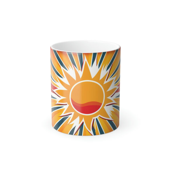 Pop Art Sunrise – Magic Mug – Perfect Gift for the Camper, Hiker, Lake House or as a House Warming Present