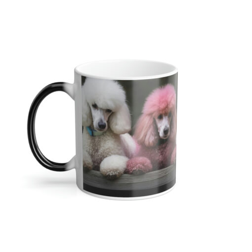 Beautiful Poodles – Magic Mug – Perfect Gift for the Mom, Mama, Sister, Grandma or as a House Warming Present