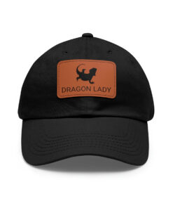 Bearded Dragon Lady Cap with Leather Patch – Perfect gift for the Beardy lover in your family
