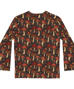 New! Magic Mushroom Long Sleeve T-Shirt – Amanita Muscaria – Perfect Gift for the Botanical Cottagecore Aesthetic Nature Lover