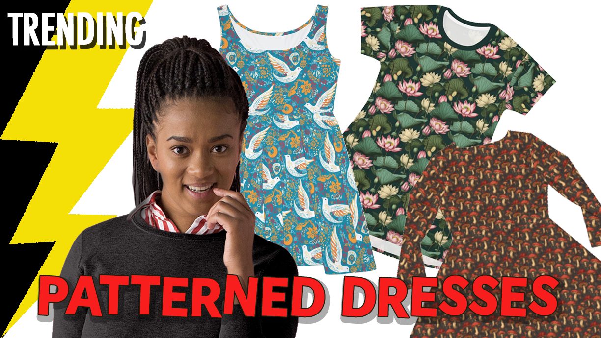 TRENDING patterned dresses - Mowbi Brand Gifts