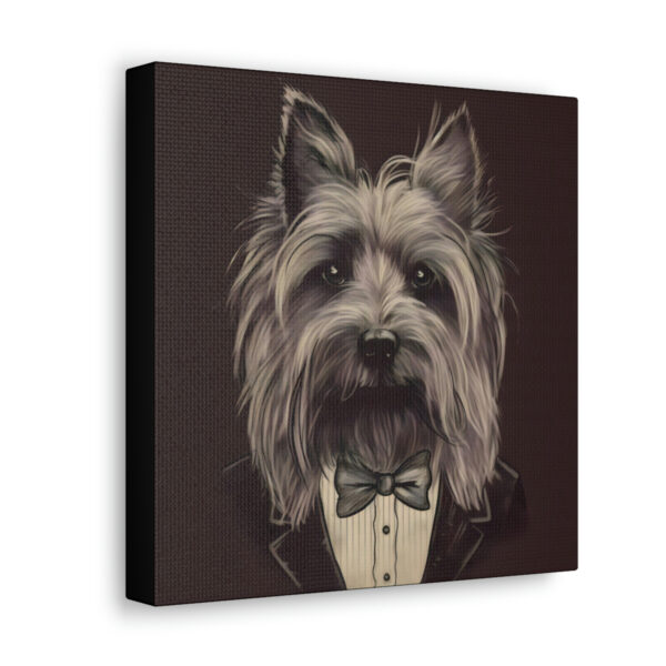 Vintage Victorian Skye Terrier Portrait Canvas Gallery Wraps
