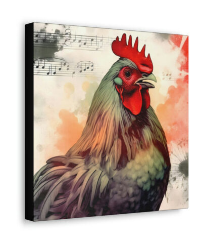 34244 50 400x480 - Grunge Rooster Cackle Canvas Gallery Wraps