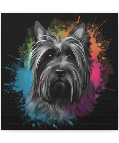 34244 77 400x480 - Acrylic Paint Skye Terrier Portrait Canvas Gallery Wraps