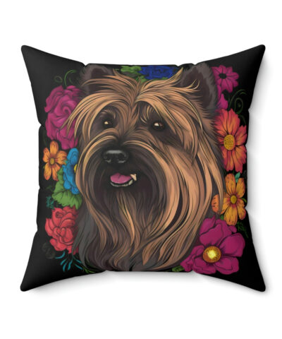 41530 27 400x480 - Floral Skye Terrier Square Pillow