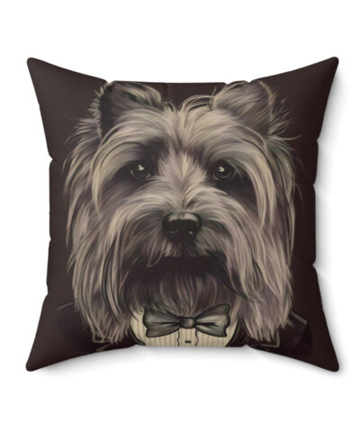 41530 33 400x480 - Vintage Victorian Skye Terrier Portrait Square Pillow