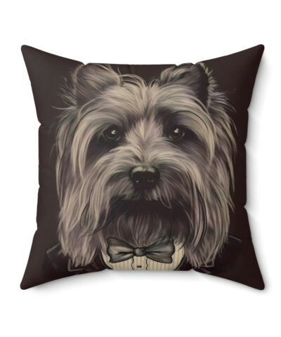 41530 34 400x480 - Vintage Victorian Skye Terrier Portrait Square Pillow