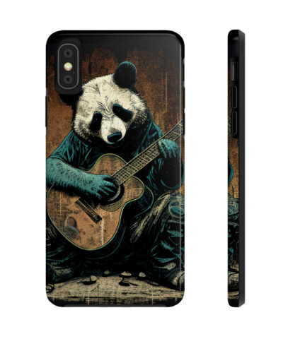 Panda Bear Playing Guitar “Tough” Phone Cases