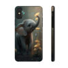 Baby Elephant in Garden "Tough" Phone Cases