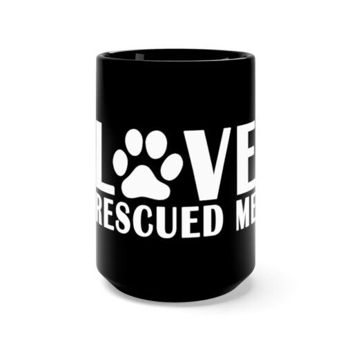 Cat Love Rescued Me Mug | Cat Lover’s Mug | Perfect gift for the cat lover in your family! | Multiple Colors Available