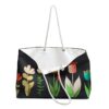 Mid-Century Modern Floral Weekender Bag