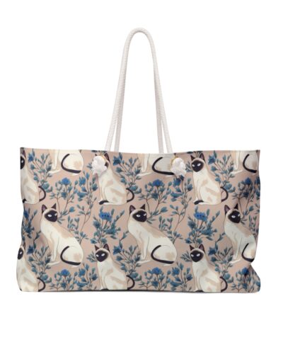 44271 55 400x480 - Japandi Style Siamese Cat Pattern Weekender Bag