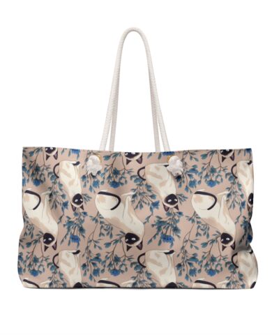 44271 56 400x480 - Japandi Style Siamese Cat Pattern Weekender Bag