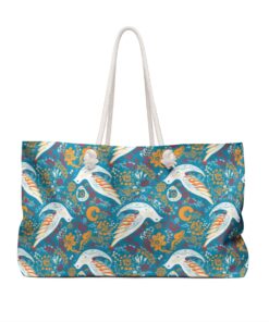 Peace Dove Pattern Weekender Bag