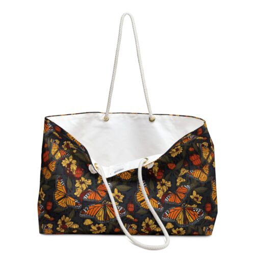 Monarch Butterflies Pattern Weekender Bag