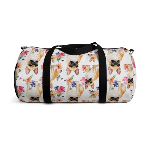 Watercolor French Bulldog Pattern Duffel Bag
