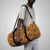 Folk Art Sun Pattern Duffel Bag