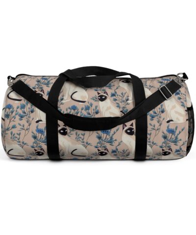 Japandi Style Siamese Cat Pattern Duffel Bag