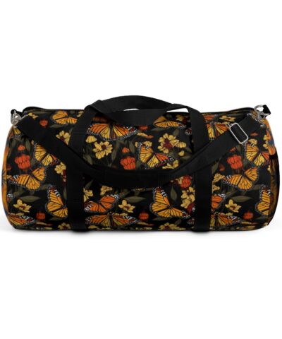 Monarch Butterfly Pattern Duffel Bag