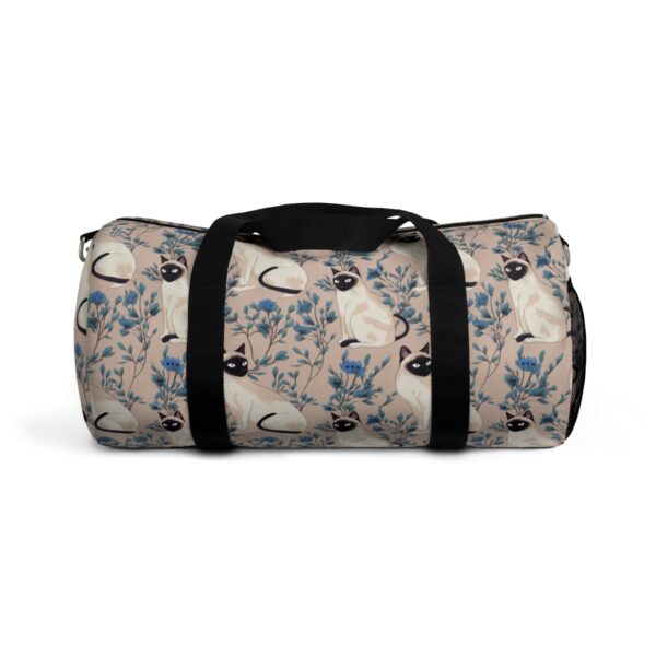 Japandi Style Siamese Cat Pattern Duffel Bag