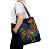 Meso-American Style Rooster Tote Bag