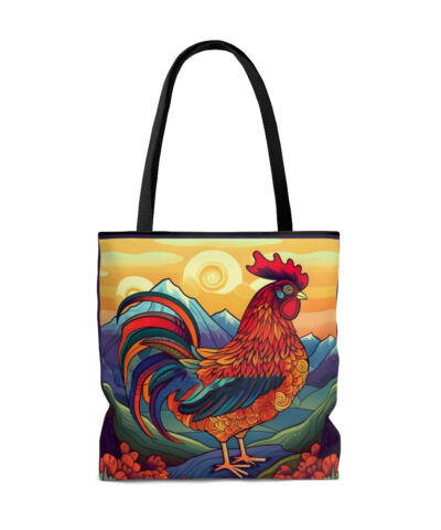45127 17 400x480 - Meso-American Style Rooster at Sunrise Tote Bag