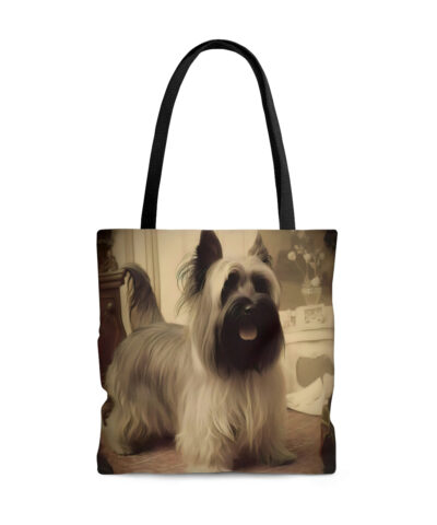 Vintage Victorian Skye Terrier Tote Bag